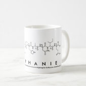 Stephanie-Peptidnamen-Tasse Kaffeetasse (VorderseiteRechts)