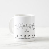 Stephanie-Peptidnamen-Tasse Kaffeetasse (Vorderseite Links)