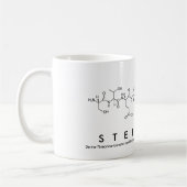 Stephanie-Peptidnamen-Tasse Kaffeetasse (Links)