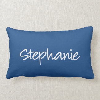 Stephanie Pillow - Modern Script Lendenkissen