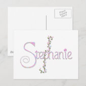Stephanie Postkarte (Vorne/Hinten)
