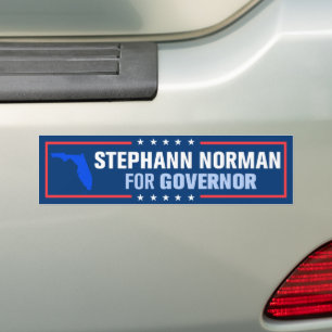 Stephann Norman für den Gouverneur von Florida Autoaufkleber