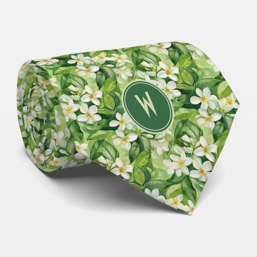 Stephanotis Floral Krawatte (Gerollt)