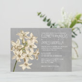 Stephanotis Hochzeit Einladungen (Stehend Vorderseite)
