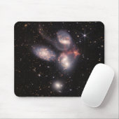 Stephans Quintet 5 Galaxien in Deep Field Mousepad (Mit Mouse)