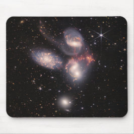 Stephans Quintet 5 Galaxien in Deep Field Mousepad
