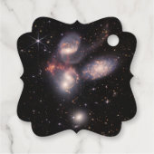 Stephans Quintet 5 Galaxies Deep Field James Webb Geschenkanhänger (Rückseite)