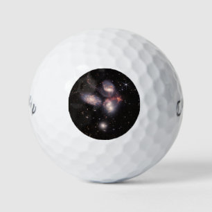 Stephans Quintet 5 Galaxies Deep Field James Webb Golfball