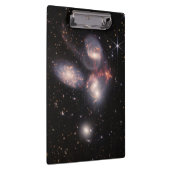 Stephans Quintet 5 Galaxies Deep Field James Webb Klemmbrett (Rechts)