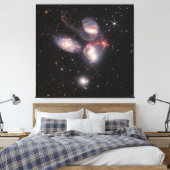 Stephans Quintet 5 Galaxies Deep Field James Webb Leinwanddruck (Insitu (Schlafzimmer))