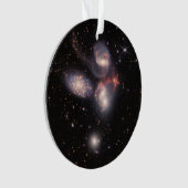 Stephans Quintet 5 Galaxies Deep Field James Webb Ornament (Vorderseite)