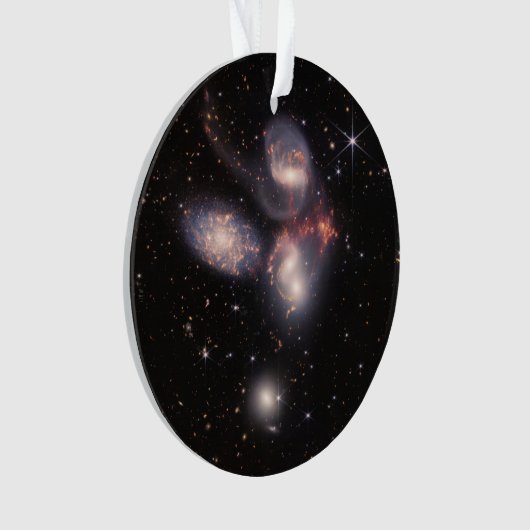 Stephans Quintet 5 Galaxies Deep Field James Webb Ornament (Vorderseite)