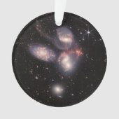 Stephans Quintet 5 Galaxies Deep Field James Webb Ornament (Vorderseite)