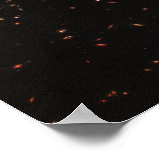 Stephans Quintet 5 Galaxies Deep Field James Webb Poster (Ecke)