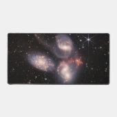 Stephans Quintet 5 Galaxies Deep Field James Webb Schreibtischunterlage (Vorderseite)