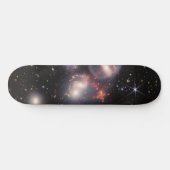 Stephans Quintet 5 Galaxies Deep Field James Webb Skateboard (Horizontal)