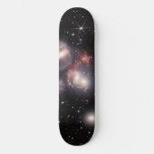 Stephans Quintet 5 Galaxies Deep Field James Webb Skateboard (Vorderseite)
