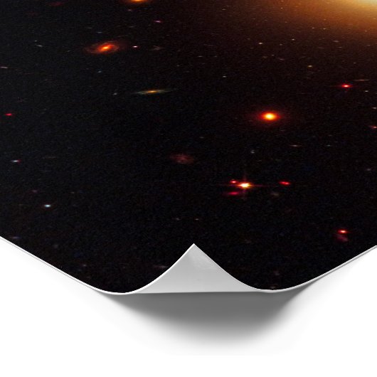 Stephans Quintet-Galaxie-Cluster für den Weltraum Poster (Ecke)