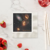 Stephans Quintet-Galaxie-Cluster für den Weltraum Serviette (Beispiel)