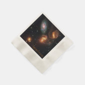 Stephans Quintet-Galaxie-Cluster für den Weltraum Serviette (Ecke)