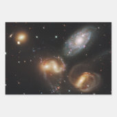 Stephans Quintet: Galaxie-Galaktische Trümmer Geschenkpapier Set (Vorderseite 2)