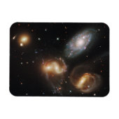 Stephans Quintet: Galaxie-Galaktische Trümmer Magnet (Horizontal)