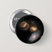 Stephans Quintet-Galaxien Button (Vorne & Hinten)