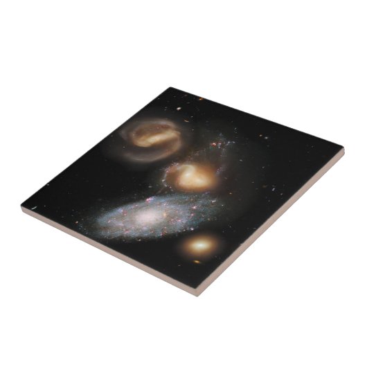 Stephans Quintet-Galaxien Fliese (Seite)