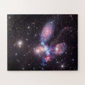 Stephans Quintet-Galaxien | Hubble & JWST Puzzle (Horizontal)