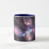 Stephans Quintet-Galaxien | Hubble & JWST Tasse (Zentrum)