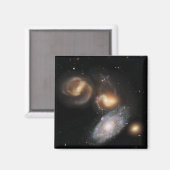 Stephans Quintet-Galaxien Magnet (Vorderseite/Rückseite)