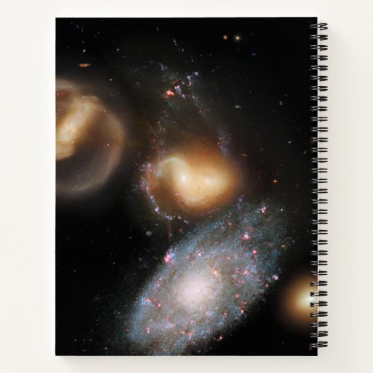 Stephans Quintet-Galaxien Notizblock (Rückseite)