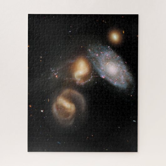 Stephans Quintet-Galaxien Puzzle (Vertikal)