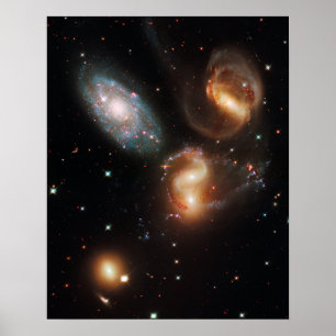 Stephans Quintet Print Poster