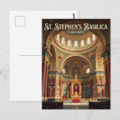Stephansbasilika Ungarn Postkarte (Vorne/Hinten)