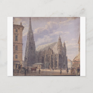 Stephansdom in Wien von Rudolf vo Postkarte