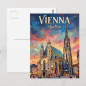 Stephansdom Österreich Postkarte (Vorne/Hinten)