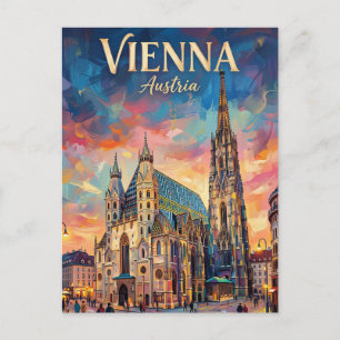 Stephansdom Österreich Postkarte