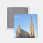 Stephansdom Wien Magnet (Vorderseite/Rückseite)