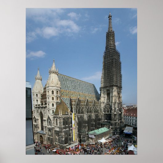 Stephansdom, Wien Österreich Poster (Vorne)
