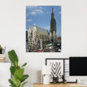Stephansdom, Wien Österreich Poster (Heimbüro)