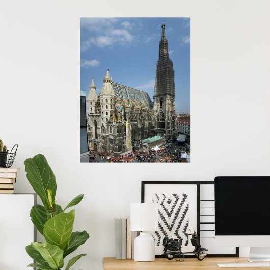 Stephansdom, Wien Österreich Poster (Heimbüro)