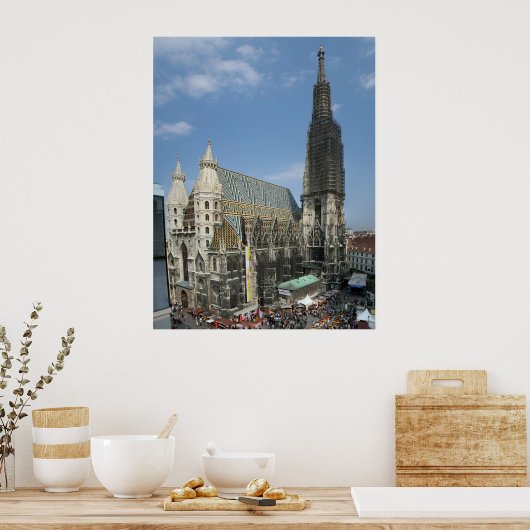 Stephansdom, Wien Österreich Poster (Küche)