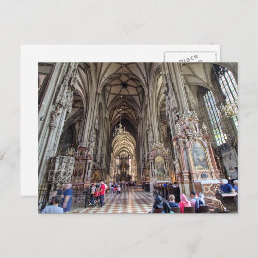 Stephansdom, Wien Österreich Postkarte (Vorne/Hinten)