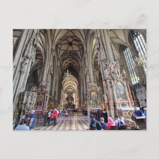 Stephansdom, Wien Österreich Postkarte (Vorderseite)