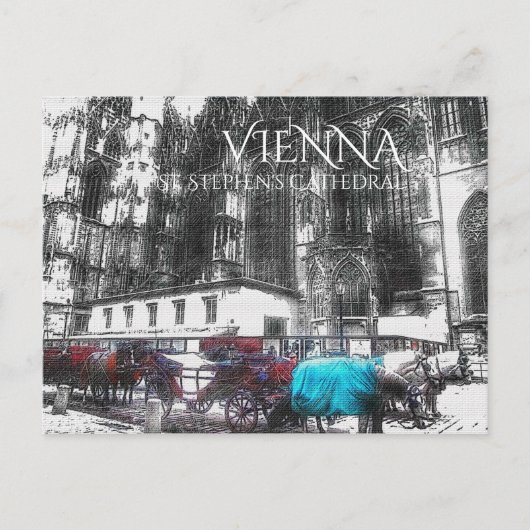 Stephansdom, Wien Postkarte (Vorderseite)