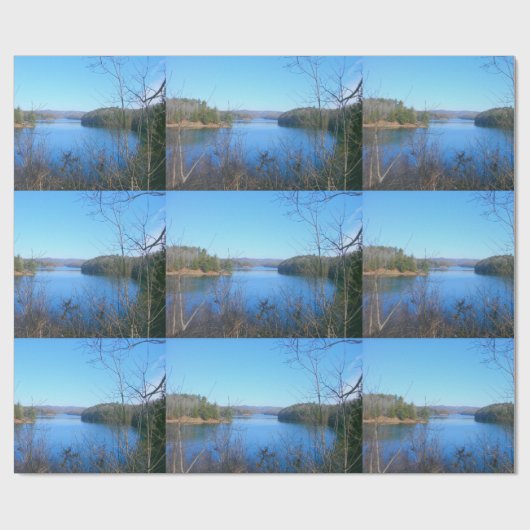 Stephanssee Frühjahr Geschenkpapier (Flach)