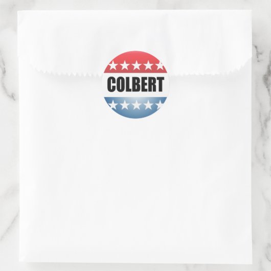 STEPHEN COLBERT RUNDER AUFKLEBER (Tasche)