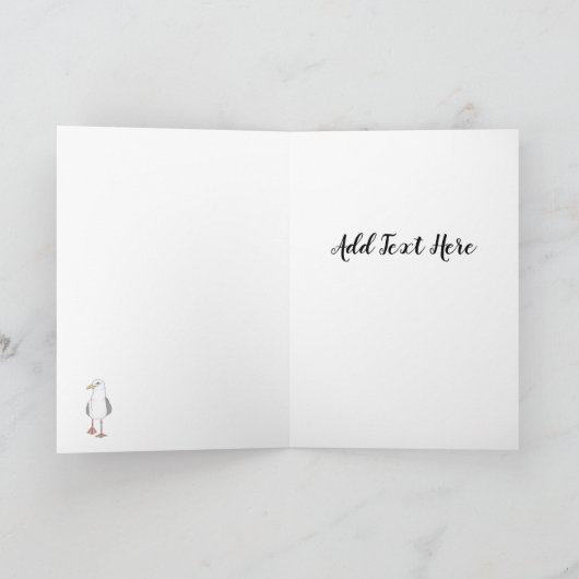 Stephen der Möwe Karte (Innenseite)