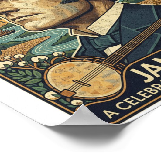 Stephen Foster Memorial Day Poster (Ecke)